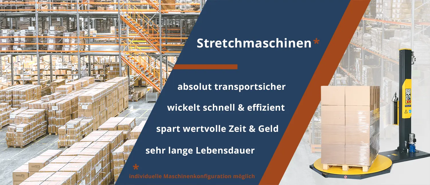 Stretchmaschine kaufen – Effiziente Palettensicherung mit moderner Wickeltechnik
