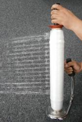 gelochte Stretchfolie Hand 10my - 450mm x 600m 