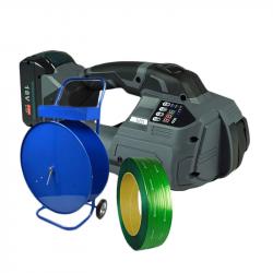 Starter Set Bündelgerät inkl. 22 Rollen Umreifungsband inkl. Abrollwagen - SONDERPREIS! 